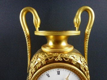 Pendule - Brons, Verguld - 1800-1850, Antiek en Kunst