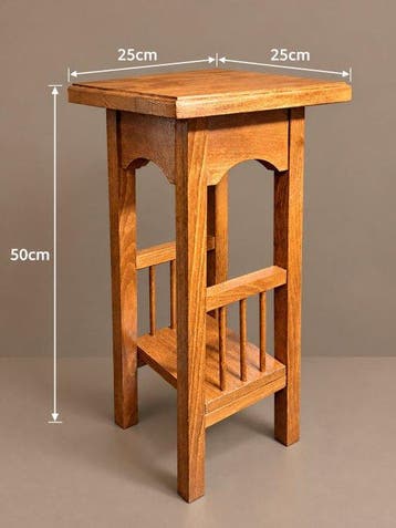 Bijzettafel - Eik - Bijzettafel art deco