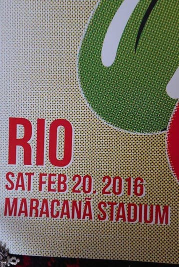 Anonymous - Rolling Stones Gira Olé 2016 Maracanà Brasil -