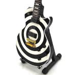 Miniatuur Gibson Les Paul gitaar met gratis standaard, Verzenden, Nieuw, Beeldje, Replica of Model