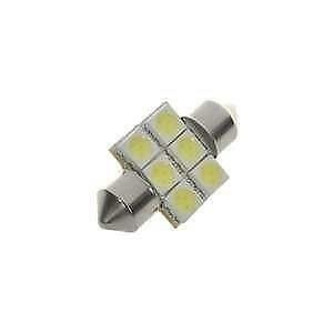 31mm 6 LED C5W SMD auto interieur dome lamp, Verzenden