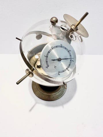 Weerstation - Acryl - Weerstation in Sputnik-stijl, Antiek en Kunst