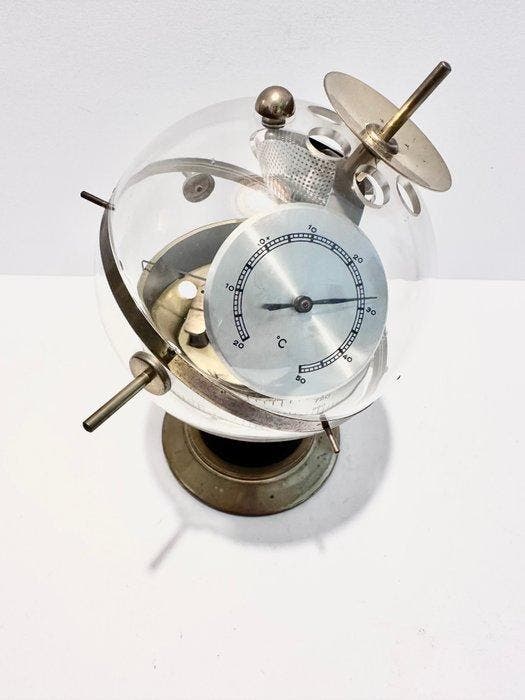 Weerstation - Acryl - Weerstation in Sputnik-stijl, Antiek en Kunst, Antiek | Wandborden en Tegels