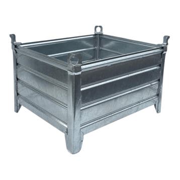 Verzinkte stapelbak M met hijsogen 1000 x 800 x 680 mm, Doe-het-zelf en Bouw, Nieuw, 100 cm of meer, 60 cm of meer, 50 cm of meer