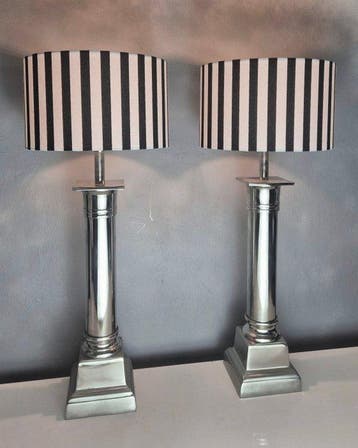 Tafellamp (2) - Set High-End Lampen - 62 cm / 3,2 KG -