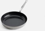 2dekans | Mauviel 1830 Braadpan 24 cm – RVS/Aluminium –, Huis en Inrichting, Keuken | Potten en Pannen, Ophalen of Verzenden, Nieuw
