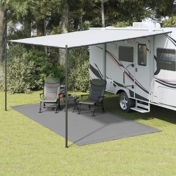 vidaXL Tenttapijt 5x2,5 m antracietkleurig, Caravans en Kamperen, Verzenden, Nieuw