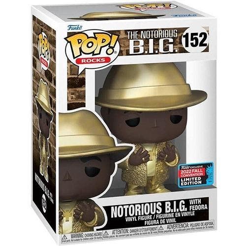 Funko Pop The Notorious BIG  Notorious BIG  Fedora 152  Fall, Verzamelen, Poppetjes en Figuurtjes, Nieuw, Verzenden
