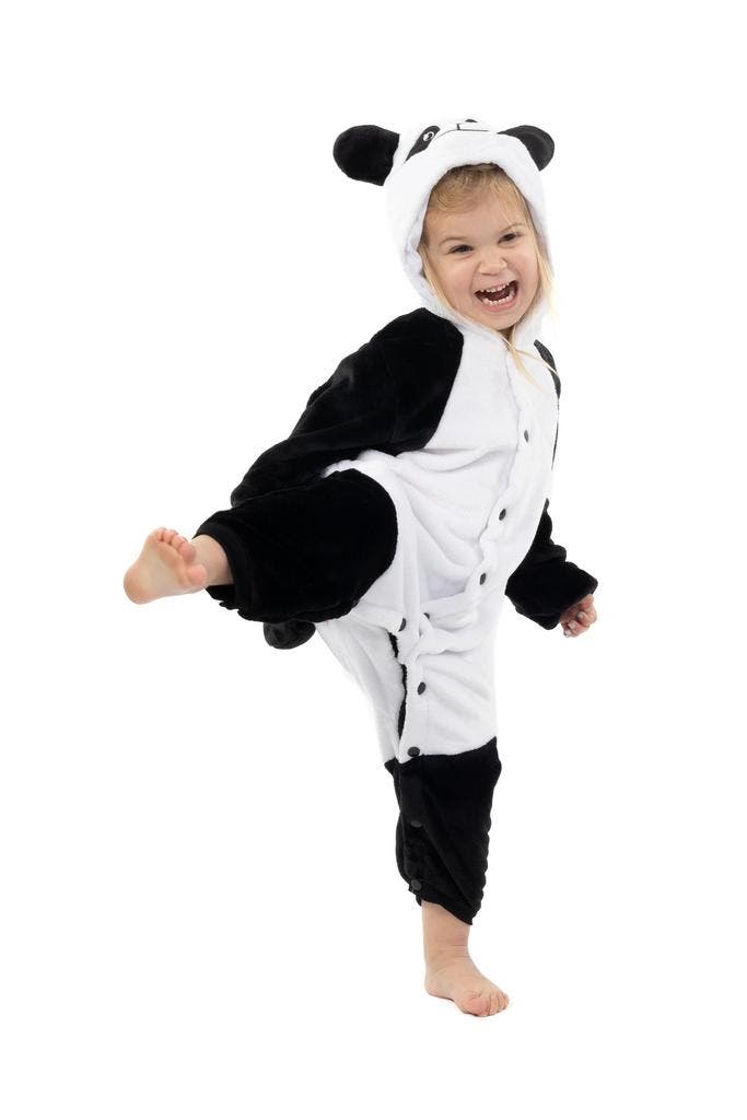 KIMU® Onesie Reuzenpanda Pakje 86-92 Pandapak Kostuum Zwart, Enfants & Bébés, Costumes de carnaval & Déguisements, Enlèvement ou Envoi