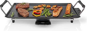 Nedis Teppanyaki Bakplaat - Grillplaat 48x27cm - 6 personen, Verzenden, Nieuw