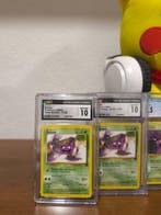 Pokémon - 6 Graded card - Grimer, dark muk Première édition,