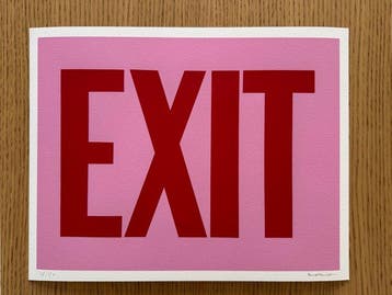 Olivier Mosset (1944) - Exit, 1995