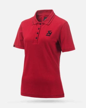 Akrapovic Womens Corpo Polo Red - Small, Ophalen of Verzenden