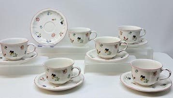 Villeroy & Boch - Koffie- en theeservies (12) - Petite Fleur