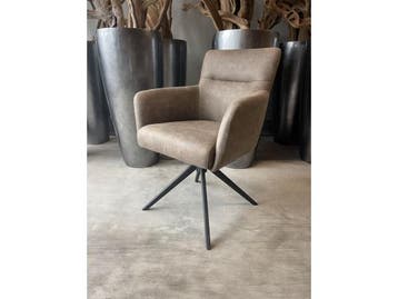 Veiling - Eetkamerstoel Turner (set van 8) Microvezel stof -, Huis en Inrichting, Stoelen, Nieuw