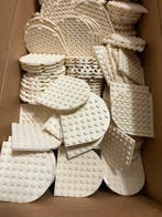 Lego Briques - Lego 8x8 half ronde platen wit 50 stuks