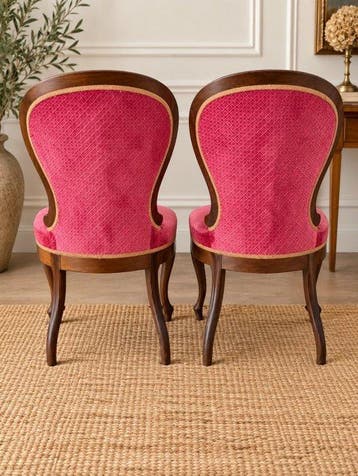 Fauteuil (2) - Noyer - Massif Napoléon III, Antiquités & Art