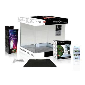 Aquarium COCOON LED 7 (43,2 L) 45x30x32H, Verzenden