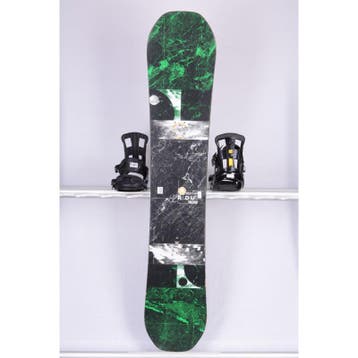 160 snowboard BURTON RADIUS WIDE, black/green, woodcore, FLA, Verzenden, Gebruikt