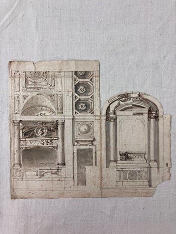 Pio Panfili (1723-1812), Toegeschreven aan - Composizione, Antiek en Kunst