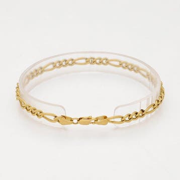 Bracelet - 18 carats Or jaune - Figaro