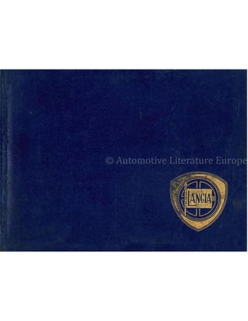 1962 LANCIA SERVICE INSTRUCTIEBOEKJE ITALIAANS