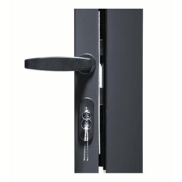 Tuinpoort (geschikt bij 3d draadpanelen) h150xb120 - zwart, Tuin en Terras, Nieuw
