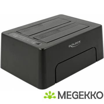 Delock 63957 USB Type-C 10 Gbps dockingstation voor 2 x SATA, Computers en Software, Harde schijven, Verzenden, Nieuw