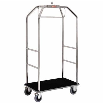 Wagen | Voor Koffers + Vestiaire | Verchroomd | Op Wielen |, Verzenden, Nieuw in verpakking