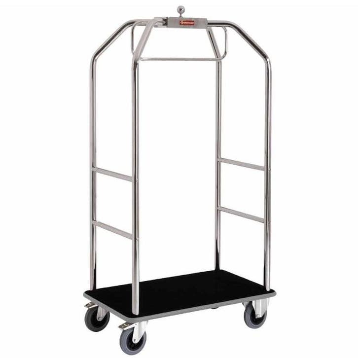 Wagen | Voor Koffers + Vestiaire | Verchroomd | Op Wielen |, Zakelijke goederen, Horeca | Keukenapparatuur, Nieuw in verpakking
