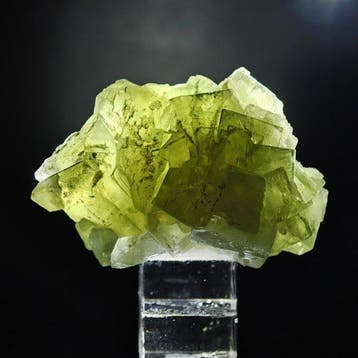 ALPINO, CUBES ESTHÉTIQUES DE FLUORITE VERTE, ITALIE Cristaux