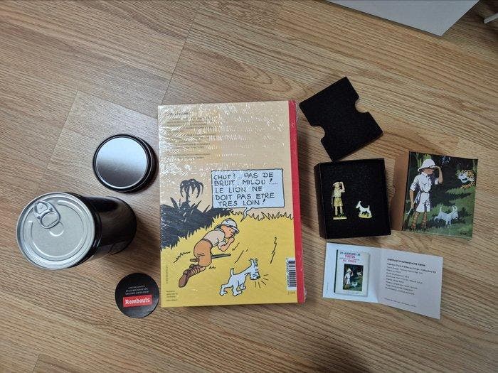 Tintin - Pack Congo V.O - 3 Albums + figurine + boîte -, Livres, BD