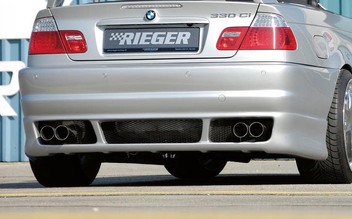 Rieger achterbumper Sport-Look | 3-Serie E46: 02.02- (vanaf, Auto-onderdelen, Carrosserie, Nieuw, BMW, Verzenden