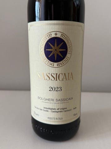 2023 Tenuta San Guido, Sassicaia - Bolgheri - 1 Bouteille, Verzamelen, Wijnen, Nieuw
