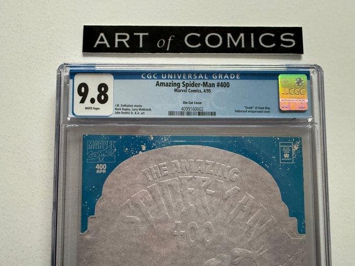 The Amazing Spider-Man #400 - CGC 9.8 - Mark Bagley Die-Cut, Boeken, Strips | Comics