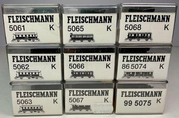 Fleischmann H0 - 5061/5062/5063/5065/5066/5067/5068/86, Hobby en Vrije tijd, Modeltreinen | H0, Nieuw