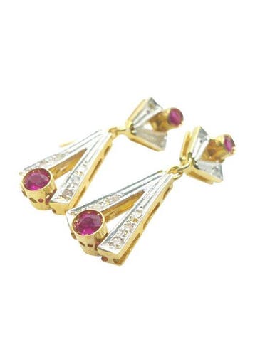 Sans prix de réserve - Boucles doreilles - 9 carats Argent,