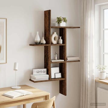 vidaXL Wandplank Oud hout 61 x 15 x 102 cm Bewerkt hout, Verzenden