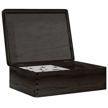 vidaXL Houten kist met deksel 40x30x13 cm massief grenenhout, Verzenden