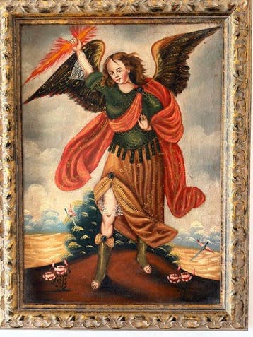 School of Cuzco, late 19th – early 20th century. - Angel