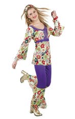 Hippie Kostuum Dames M, Kleding | Dames, Verzenden, Nieuw