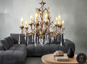 SLC Illumina - MG - Kroonluchter - Qntiqua - Smeedijzer -