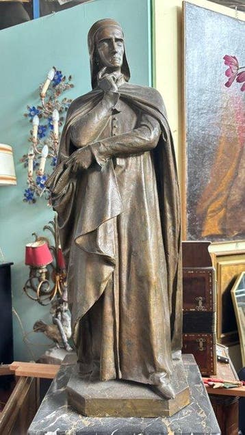 Dal modello di Ugo Zannoni (1836-1919) - Statue, Dante