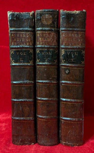 Laurence Echard - [UNICORN ENGRAVING] The History of England