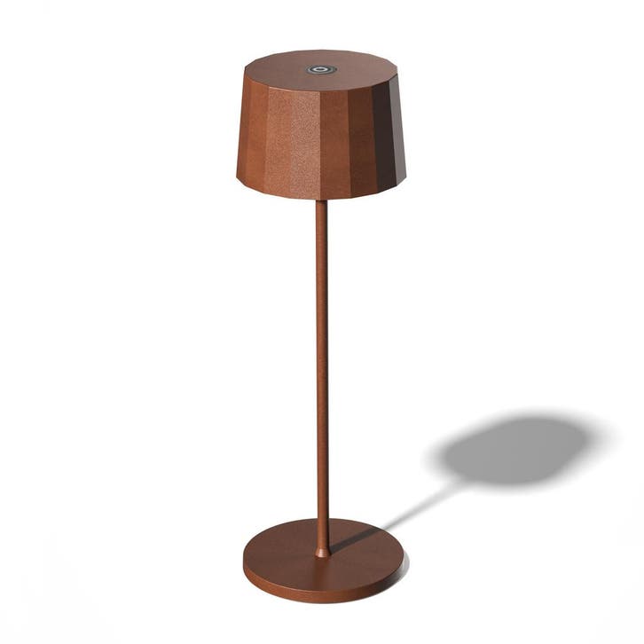 Tafel en bureaulampen Oplaadbare LED Tafellamp Lido Corten k, Huis en Inrichting, Lampen | Tafellampen, Verzenden