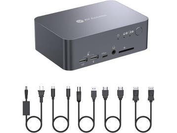 Veiling - AV Access Dual Monitor KVM Switch Dockingstation 4, Informatique & Logiciels, Stations d'accueil