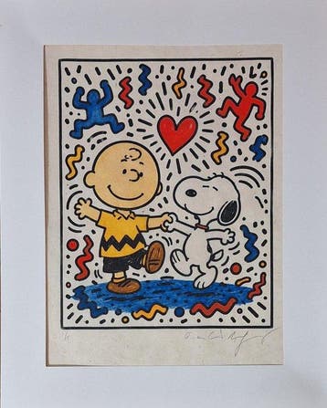 Emma Wildfang Giclée - Snoopy and Charlie Brown - Tribute, Nieuw in verpakking