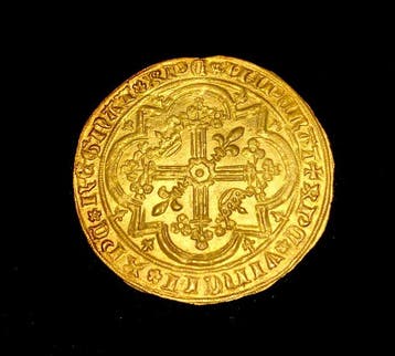 Graafschap Provence Jeanne de Naples (1362-1382). Franc à