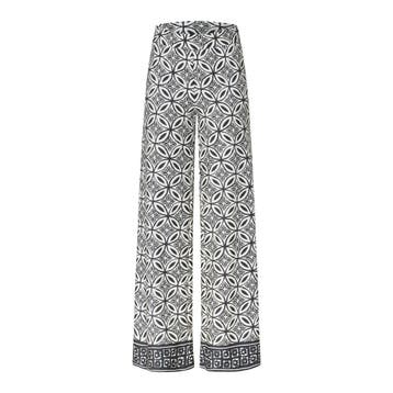 Cambio • wijde broek Allison motief • 36, Cambio, Nieuw, Maat 36 (S), Verzenden