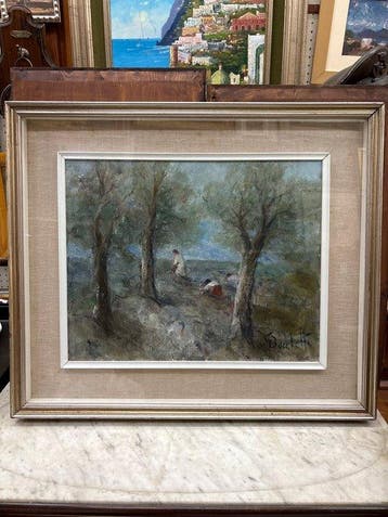 Gaetano Bocchetti (1888-1990) - Raccolta di olive